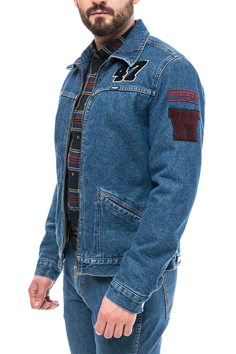 Джинсовая куртка на меху Wrangler Hawkins | PlanetJeans.ru